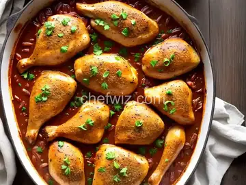 Tender Onion Baked Chicken