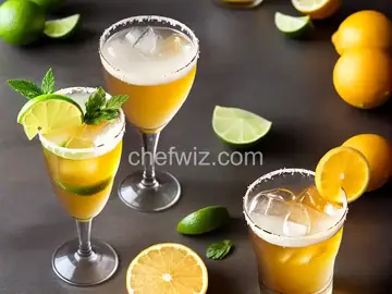 Tequila, Beer, and Citrus Cocktail