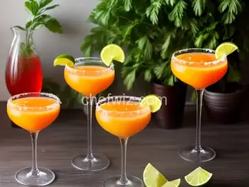 Tequila Sunrise Mimosas