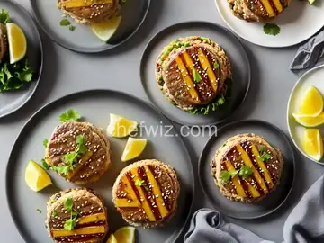 Teriyaki Pineapple Turkey Burgers