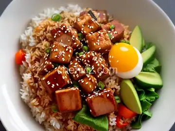 Teriyaki SPAM Rice Bowl