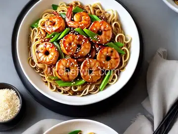 Teriyaki Shrimp Noodles