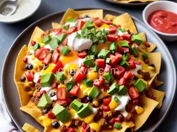Tex-Mex Breakfast Waffle Nachos