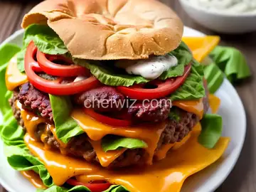 Tex-Mex Burger with Cajun Mayo