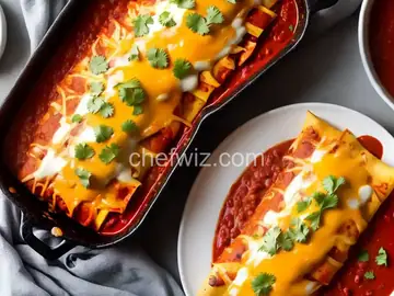 Tex-Mex Cheese Enchiladas With Red Chile Gravy Recipe