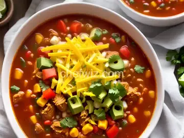 Tex Mex Chicken Taco Soup