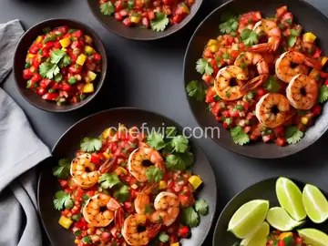 Tex-Mex Grilled Shrimp and Salsa