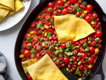 Tex-Mex Omelet with Roasted Cherry Tomato Salsa