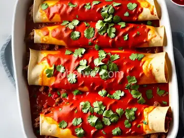 Tex-Mex-Style Beef Enchiladas