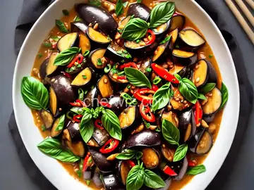 Thai Basil Eggplant