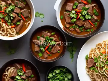 Thai Beef Stew with Lemongrass and Noodles