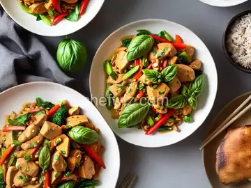 Thai Chicken with Basil Stir Fry