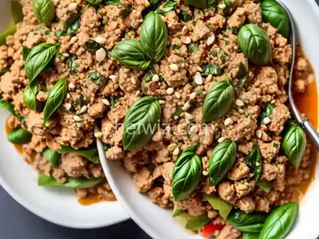 Thai Ground Chicken Basil
