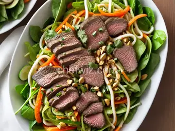 Thai Noodle-Steak Salad