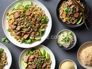 Thai Pork and Noodles