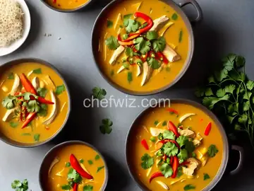 Thai Red Curry Chicken Soup