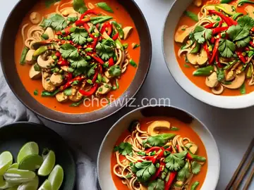 Thai Red Curry Coconut Noodles
