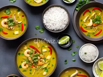 Thai Seafood Coconut Curry Soup