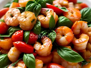Thai Shrimp Stir-fry with Tomatoes and Basil