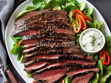 Thai-Style Marinated Flank Steak and Herb Salad Recipe