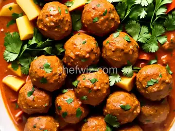 Thai-Style Red Curry Meatballs