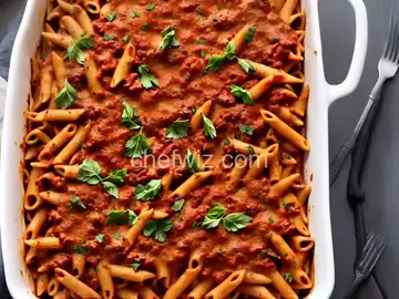The Best Baked Mostaccioli