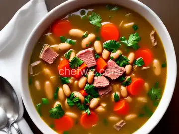 The Best Bean and Ham Soup