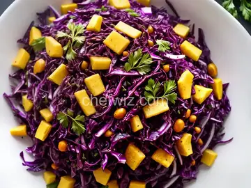 The Best Red Cabbage Salad