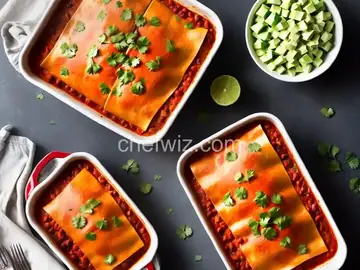 The Best Red Chicken Enchiladas