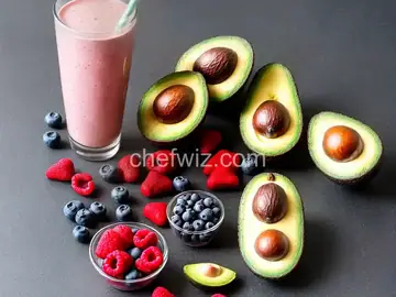 The Californian Smoothie (Avocado-Berry Smoothie) Recipe