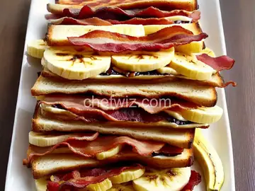 The Elvis Sandwich (Grilled Peanut Butter, Bacon, and Banana) Recipe