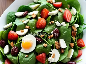 The Perfect Sunday Brunch Spinach Salad