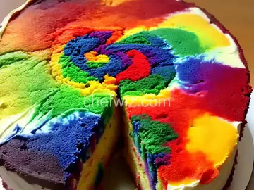 The Tie Dye Cake