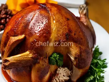 The Turducken: Boneless Turkey Stuffed with a Boneless Duck and Boneless Chicken "One Big Bird"