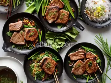 Thit Heo Nuong Xa (Vietnamese Grilled Lemongrass Pork Chops)