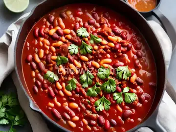 Three Bean Slow Burn Chili