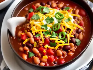 Three Bean Turkey Chili