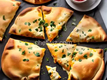 Three-Cheese Calzones