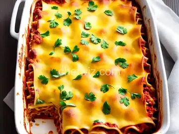 Three-Cheese Lasagna with Italian Sausage