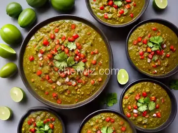 Three Chile Dry Roasted Tomatillo Salsa