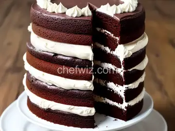 Three-Layer Chocolate Cake with Irish Coffee Frosting