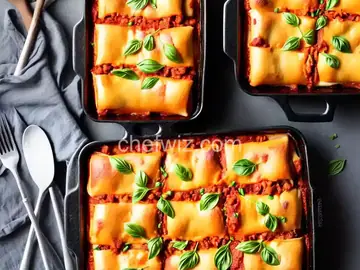 Three Meat Cannelloni Bake