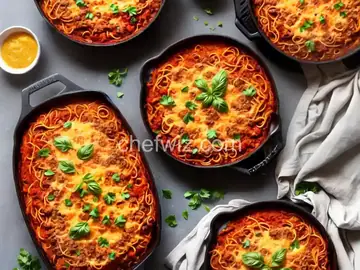 TikTok Baked Spaghetti