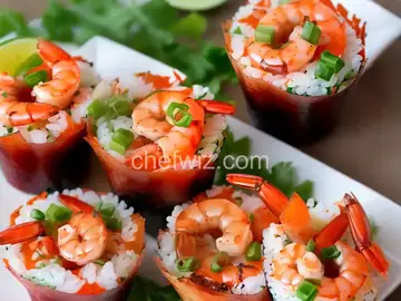 TikTok Shrimp Sushi Bake Cups