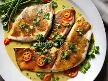 Tilapia with Creamy Sauce