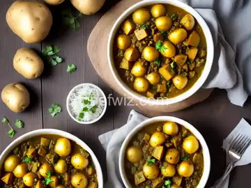 Tindola bataka nu shak (gourd with potato sabzi)