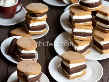 Tiramisu Sandwich Cookies