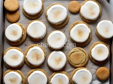 Toasted Marshmallow Sandwich Cookies