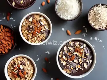 Toasted Muesli with Almonds, Coconut and Dark Chocolate