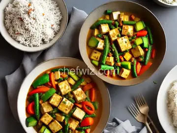 Tofu and Summer Vegetable Curry